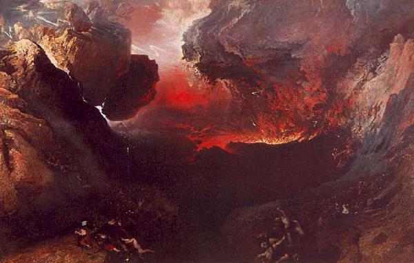 John Martin The Great Day of His Wrath Sweden oil painting art